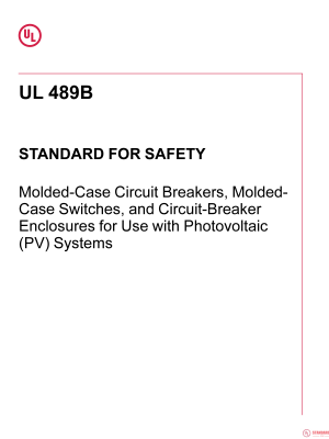 UL 489B PDF UL 489B PDF